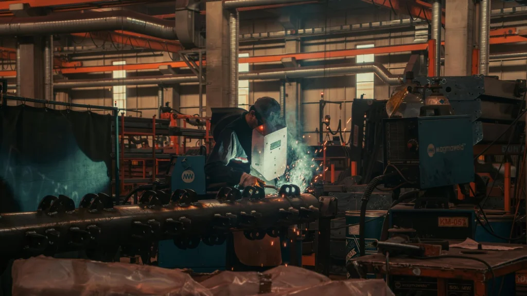 Industrial manufacturing floor